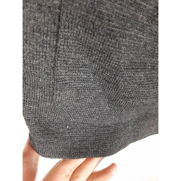 Lauren Ralph Lauren Women's Gray Merino Wool Crest Cardigan  Sweater Blazer XL - Picture 14 of 16